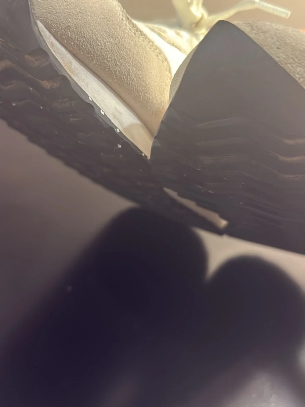New Balance Women’s Sneakers in Cream and White